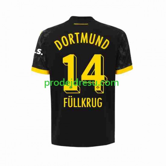 Borussia Dortmund Dresy Fotbal Niclas Fullkrug 14 Muž Venkovní 2023-2024 Krátký rukáv