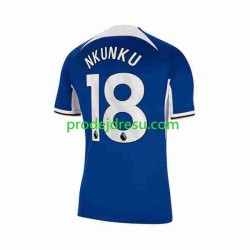 Chelsea Dresy Fotbal Christopher Nkunku 18 Muž Domácí 2023-2024 Krátký rukáv