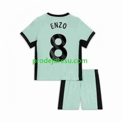 Chelsea Dresy Fotbal Enzo Fernandez 8 Dětský Alternativní 2023-2024 Krátký rukáv