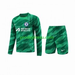 Chelsea Dresy Fotbal Brankářské Dětský Alternativní 2023-2024 Dlouhý rukáv