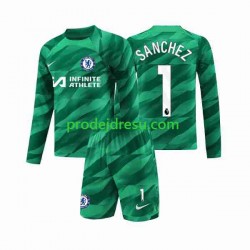 Chelsea Dresy Fotbal Robert Sanchez 1 Brankářské Dětský Alternativní 2023-2024 Dlouhý rukáv