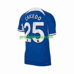 Chelsea Dresy Fotbal Moises Caicedo 25 Muž Domácí 2023-2024 Krátký rukáv