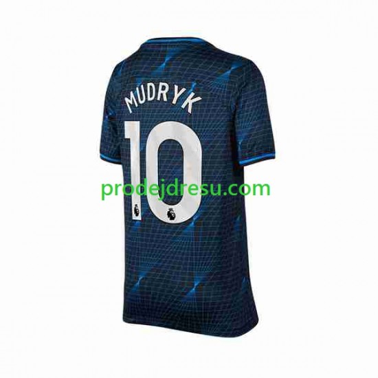 Chelsea Dresy Fotbal Mykhaylo Mudryk 10 Muž Venkovní 2023-2024 Krátký rukáv