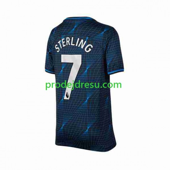 Chelsea Dresy Fotbal Raheem Sterling 7 Muž Venkovní 2023-2024 Krátký rukáv