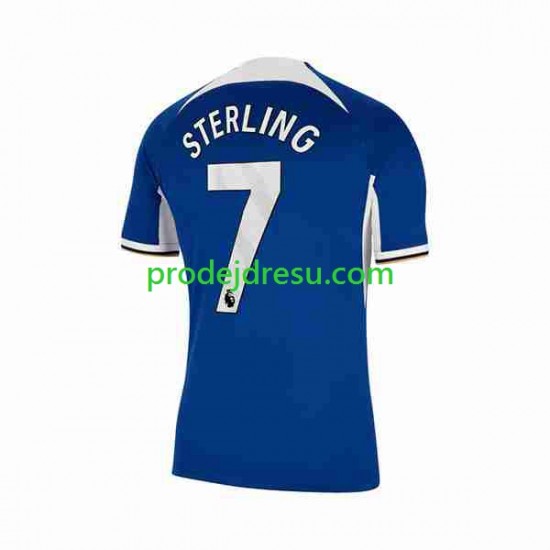 Chelsea Dresy Fotbal Raheem Sterling 7 Muž Domácí 2023-2024 Krátký rukáv