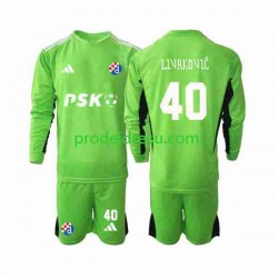 Dinamo Záhřeb Dresy Fotbal Livakovic 40 Brankářské Dětský Domácí 2023-2024 Dlouhý rukáv