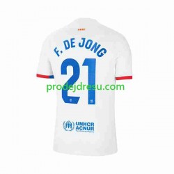 FC Barcelona Dresy Fotbal Frenkie de Jong 21 Muž Venkovní 2023-2024 Krátký rukáv