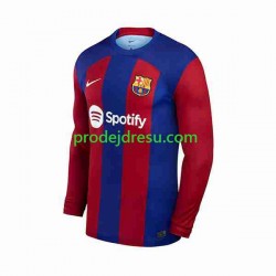 FC Barcelona Dresy Fotbal Muž Domácí 2023-2024 Dlouhý rukáv