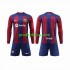 FC Barcelona Dresy Fotbal Dětský Domácí 2023-2024 Dlouhý rukáv
