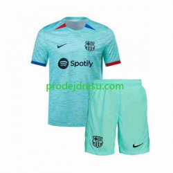 FC Barcelona Dresy Fotbal Dětský Alternativní 2023-2024 Krátký rukáv