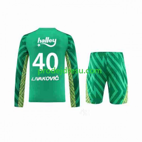 Fenerbahce Livakovic 40 Footbal Kit Brankářské Domácí 2023-2024 Dlouhý rukáv