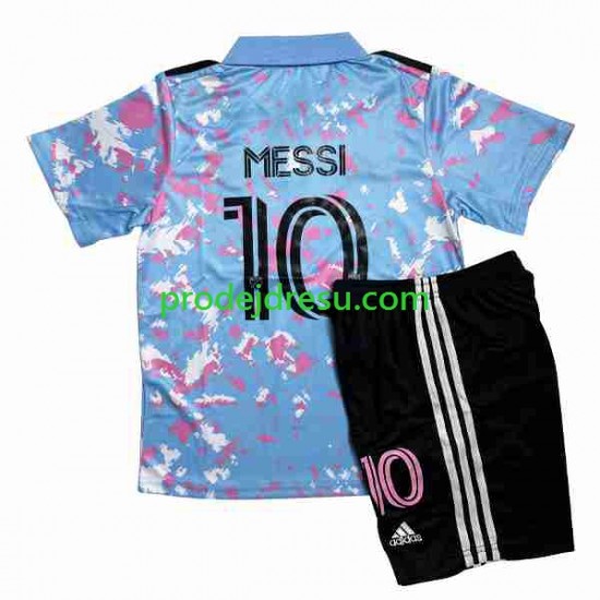 Dresy Fotbal Inte Miami Lionel Messi 10 Dětský Alternativní 2023-2024 Krátký rukáv