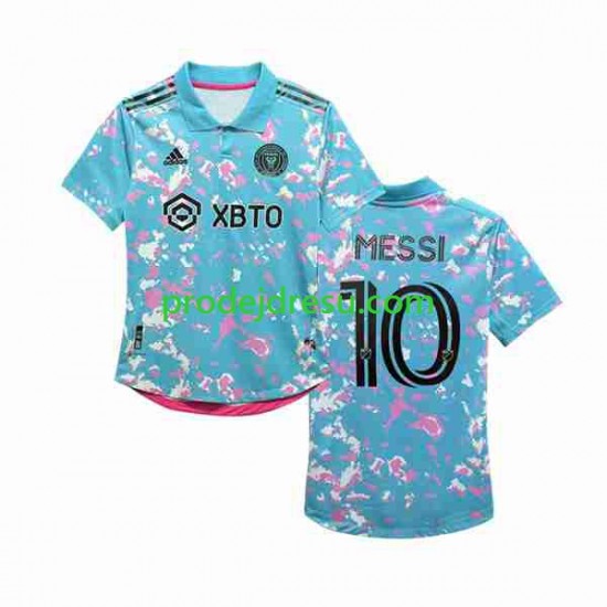 Dresy Fotbal Inte Miami Lionel Messi 10 Muž Alternativní 2023-2024 Krátký rukáv