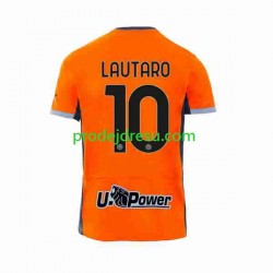 Inter Milán Dresy Fotbal Lautaro Martinez 10 Muž Alternativní 2023-2024 Krátký rukáv