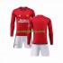 Manchester United Dresy Fotbal Dětský Domácí 2023-2024 Dlouhý rukáv