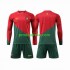 Portugalsko Dresy Fotbal Dětský Domácí World Cup 2022 Dlouhý rukáv