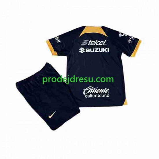 Pumas UNAM Dresy Fotbal Dětský Venkovní 2023-2024 Krátký rukáv