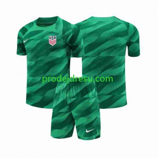 Spojené Státy Americké Dresy Fotbal Brankářské Dětský Domácí 2023-2024 Krátký rukáv