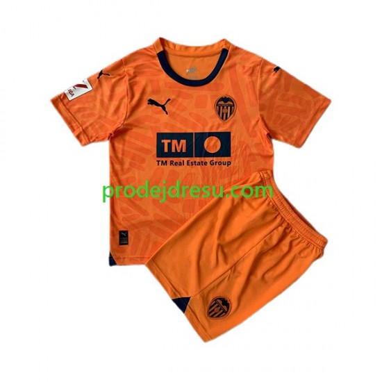 Valencia CF Dresy Fotbal Dětský Alternativní 2023-2024 Krátký rukáv