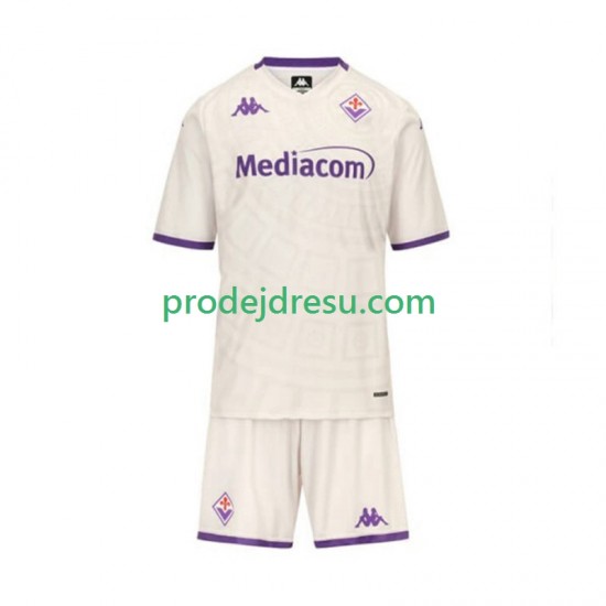 ACF Fiorentina Dresy Fotbal Dětský Venkovní 2025-2026 Krátký rukáv