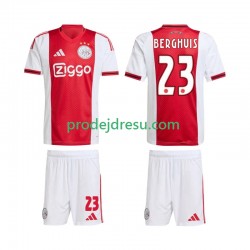 AFC Ajax Dresy Fotbal Steven Berghuis 23 Dětský Domácí 2025-2026 Krátký rukáv