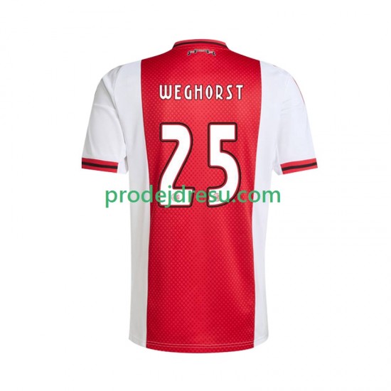 AFC Ajax Dresy Fotbal Wout Weghorst 25 Muž Domácí 2025-2026 Krátký rukáv
