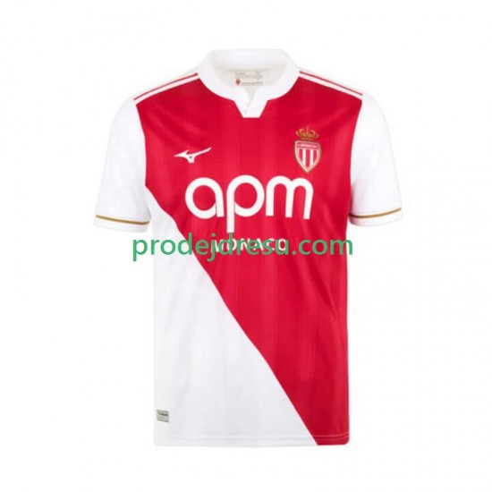 AS Monaco Dresy Fotbal Muž Domácí 2025-2026 Krátký rukáv