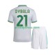 AS Řím Dresy Fotbal Dybala 21 Dětský Alternativní 2025-2026 Krátký rukáv
