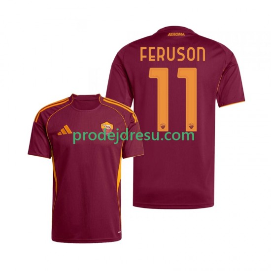 AS Řím Dresy Fotbal Evan Ferguson 11 Muž Domácí 2025-2026 Krátký rukáv