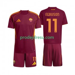 AS Řím Dresy Fotbal Evan Ferguson 11 Dětský Domácí 2025-2026 Krátký rukáv