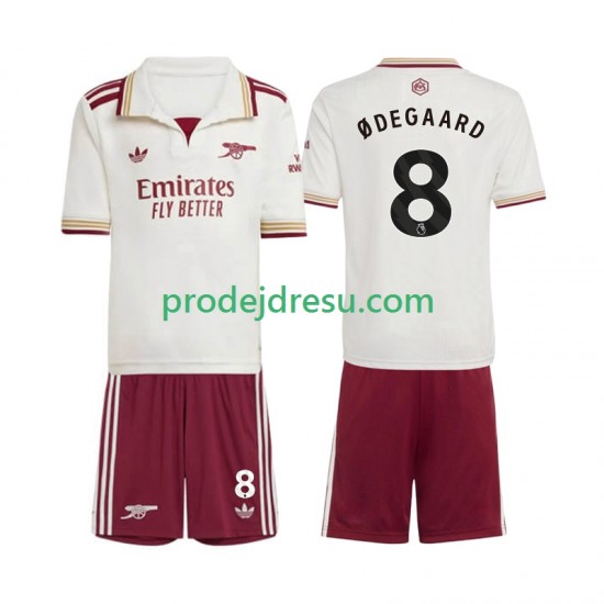 Arsenal Dresy Fotbal Martin Odegaard 8 Dětský Alternativní 2025-2026 Krátký rukáv