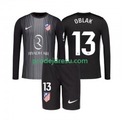 Atlético Madrid Dresy Fotbal Jan Oblak 13 Brankářské Dětský Venkovní 2025-2026 Dlouhý rukáv