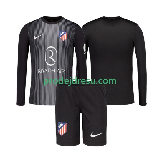 Atlético Madrid Dresy Fotbal Brankářské Dětský Venkovní 2025-2026 Dlouhý rukáv