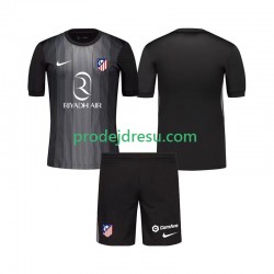Atlético Madrid Dresy Fotbal Brankářské Dětský Venkovní 2025-2026 Krátký rukáv