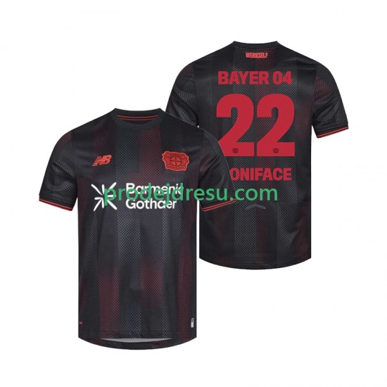 Bayer 04 Leverkusen Dresy Fotbal Victor Boniface 22 Muž Domácí 2025-2026 Krátký rukáv