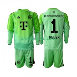 FC Bayern Mnichov Dresy Fotbal Neuer 1 Brankářské Dětský Domácí 2025-2026 Dlouhý rukáv