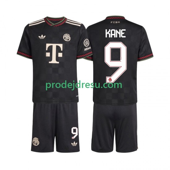 FC Bayern Mnichov Dresy Fotbal Harry Kane 9 Dětský Alternativní 2025-2026 Krátký rukáv