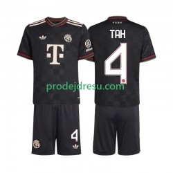 FC Bayern Mnichov Dresy Fotbal Jonathan Tah 4 Dětský Alternativní 2025-2026 Krátký rukáv