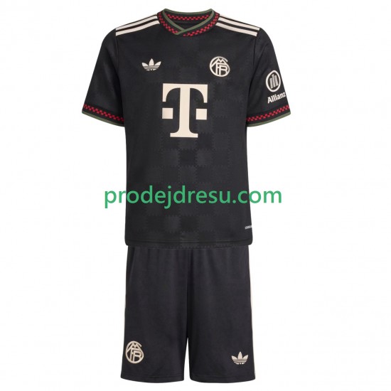 FC Bayern Mnichov Dresy Fotbal Dětský Alternativní 2025-2026 Krátký rukáv