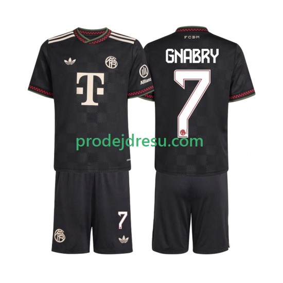 FC Bayern Mnichov Dresy Fotbal Serge Gnabry 7 Dětský Alternativní 2025-2026 Krátký rukáv