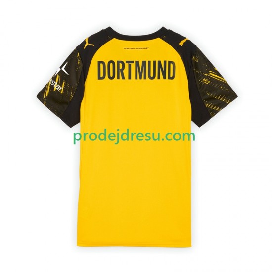 Borussia Dortmund Dresy Fotbal Muž Domácí 2025-2026 Krátký rukáv