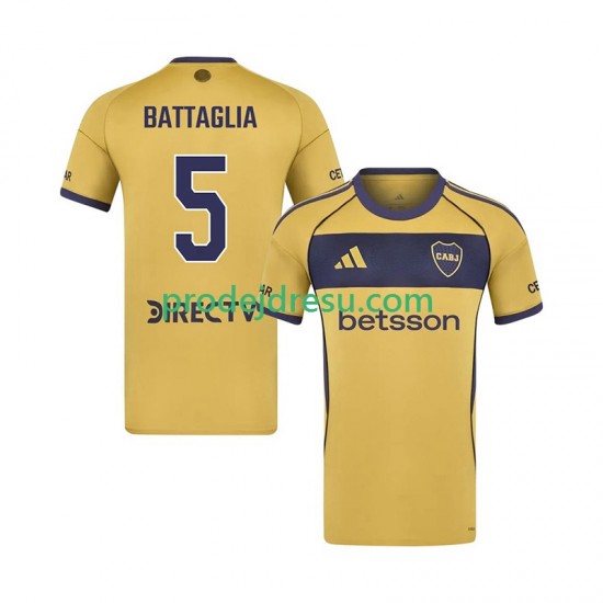 CA Boca Juniors Dresy Fotbal Rodrigo Battaglia 5 Muž Venkovní 2025-2026 Krátký rukáv