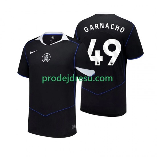 Chelsea Dresy Fotbal Alejandro Garnacho 49 Muž Alternativní 2025-2026 Krátký rukáv