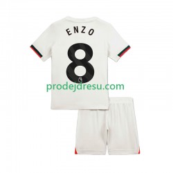 Chelsea Dresy Fotbal Enzo Fernandez 8 Dětský Venkovní 2025-2026 Krátký rukáv