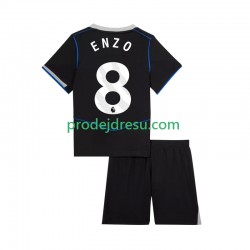 Chelsea Dresy Fotbal Enzo Fernandez 8 Dětský Alternativní 2025-2026 Krátký rukáv