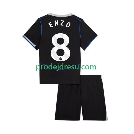 Chelsea Dresy Fotbal Enzo Fernandez 8 Dětský Alternativní 2025-2026 Krátký rukáv