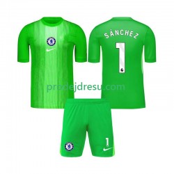 Chelsea Dresy Fotbal Robert Sanchez 1 Brankářské Dětský Venkovní 2025-2026 Krátký rukáv