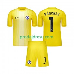 Chelsea Dresy Fotbal Robert Sanchez 1 Brankářské Dětský Alternativní 2025-2026 Krátký rukáv