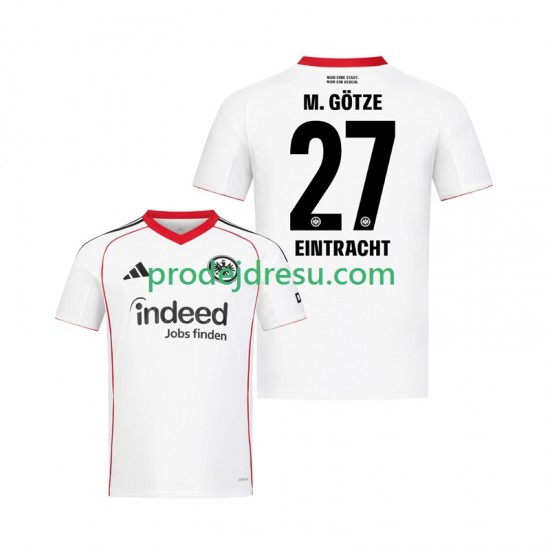 Eintracht Frankfurt Dresy Fotbal Mario Gotze 27 Muž Venkovní 2025-2026 Krátký rukáv