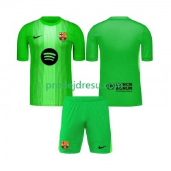 FC Barcelona Dresy Fotbal Brankářské Dětský Domácí 2025-2026 Krátký rukáv